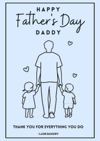 Father's Day Cake Card