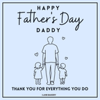 Father's Day Cake Card