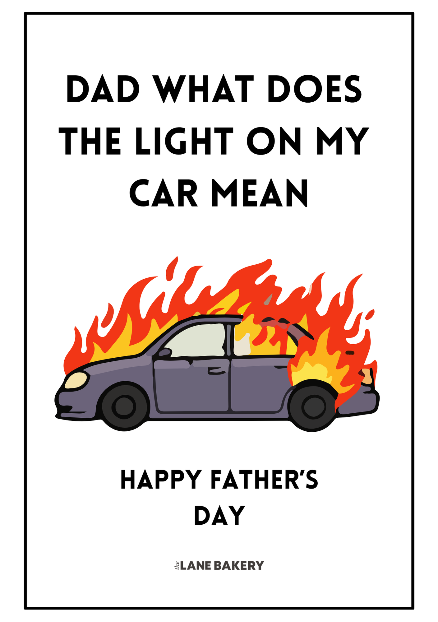 Father's Day Cake Card