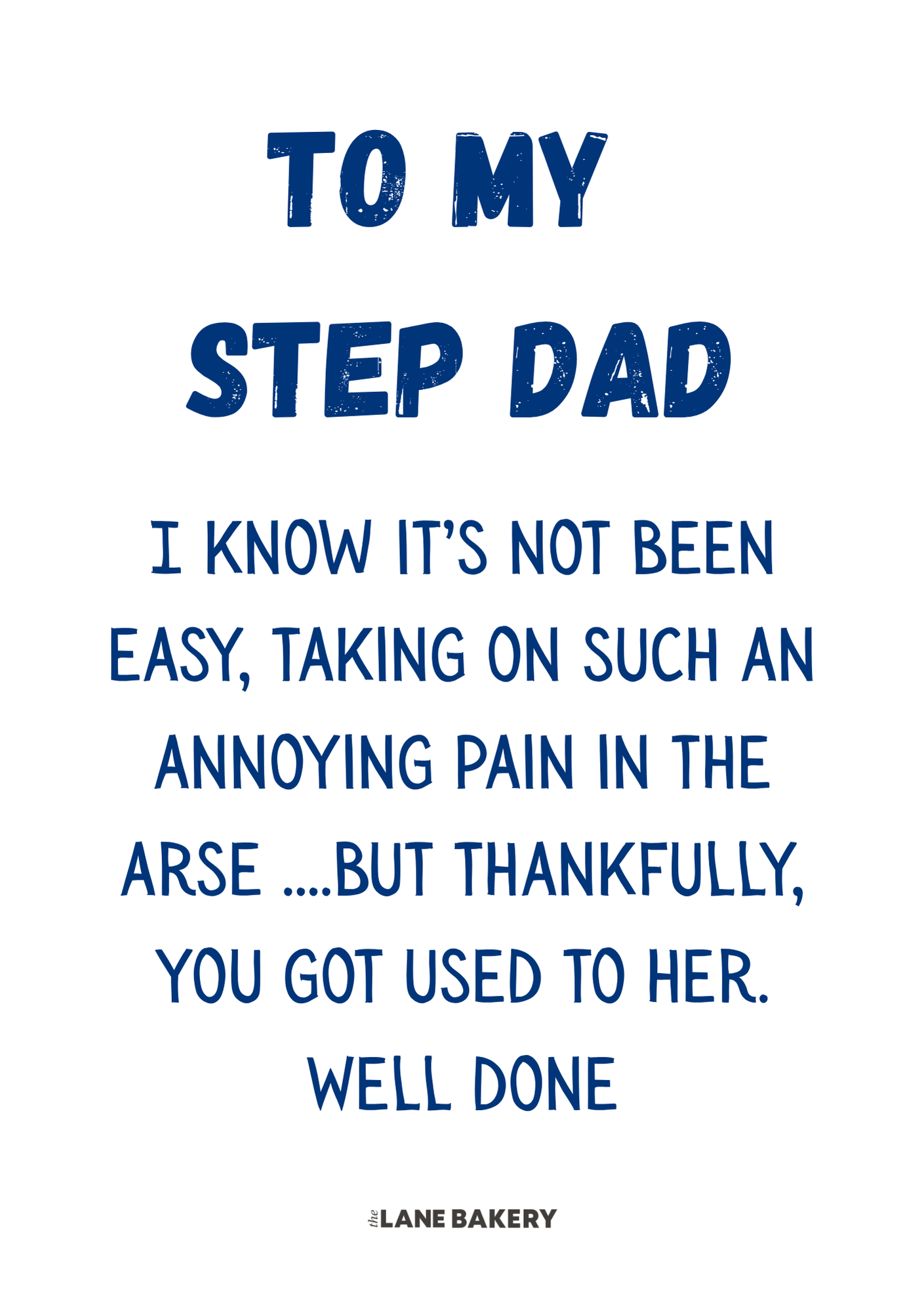 Father's Day Cake Card
