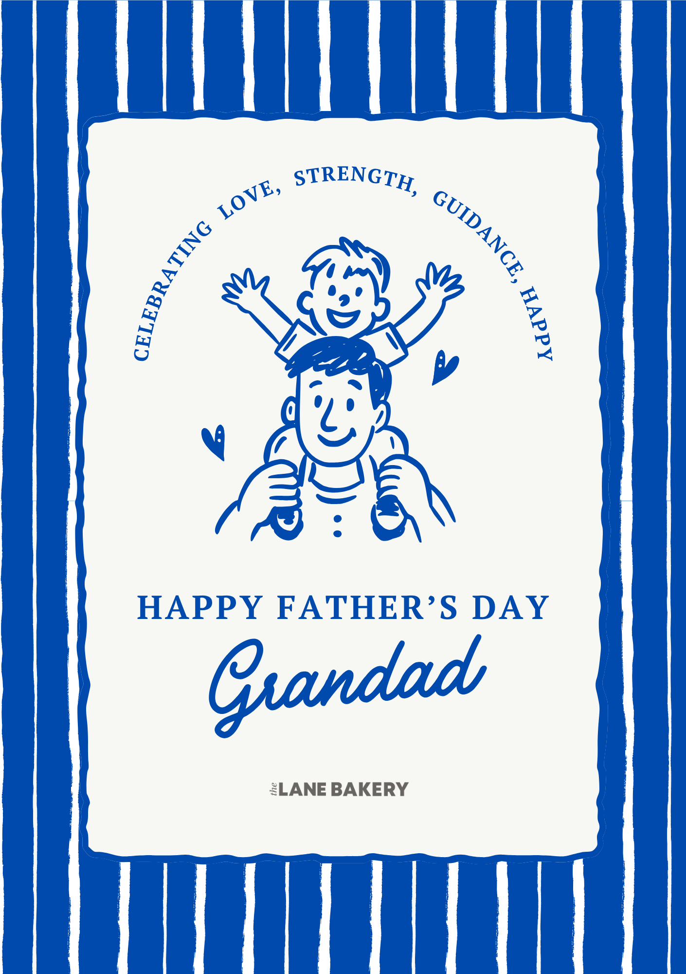 Father's Day Cake Card
