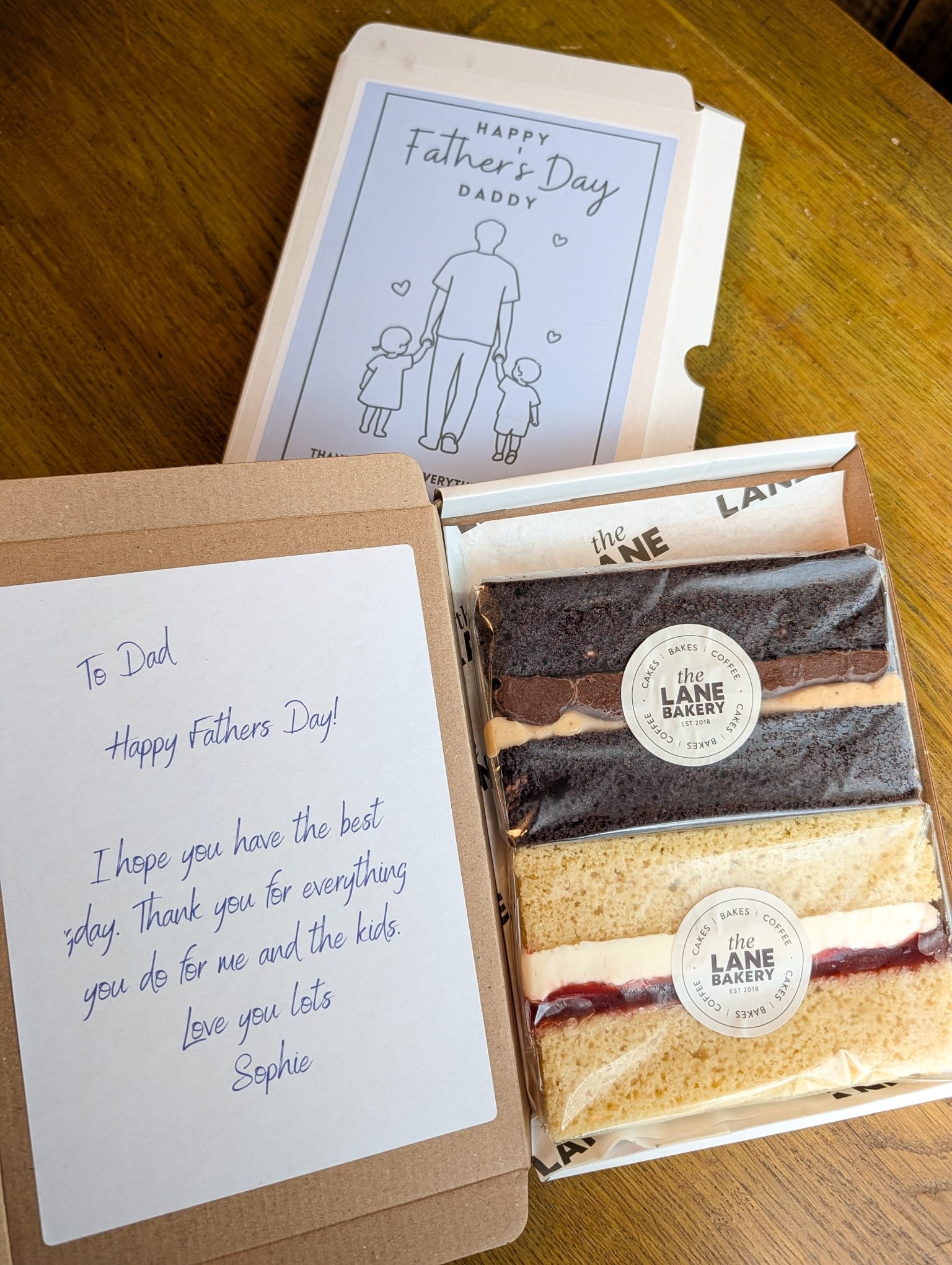 Father's Day Cake Card