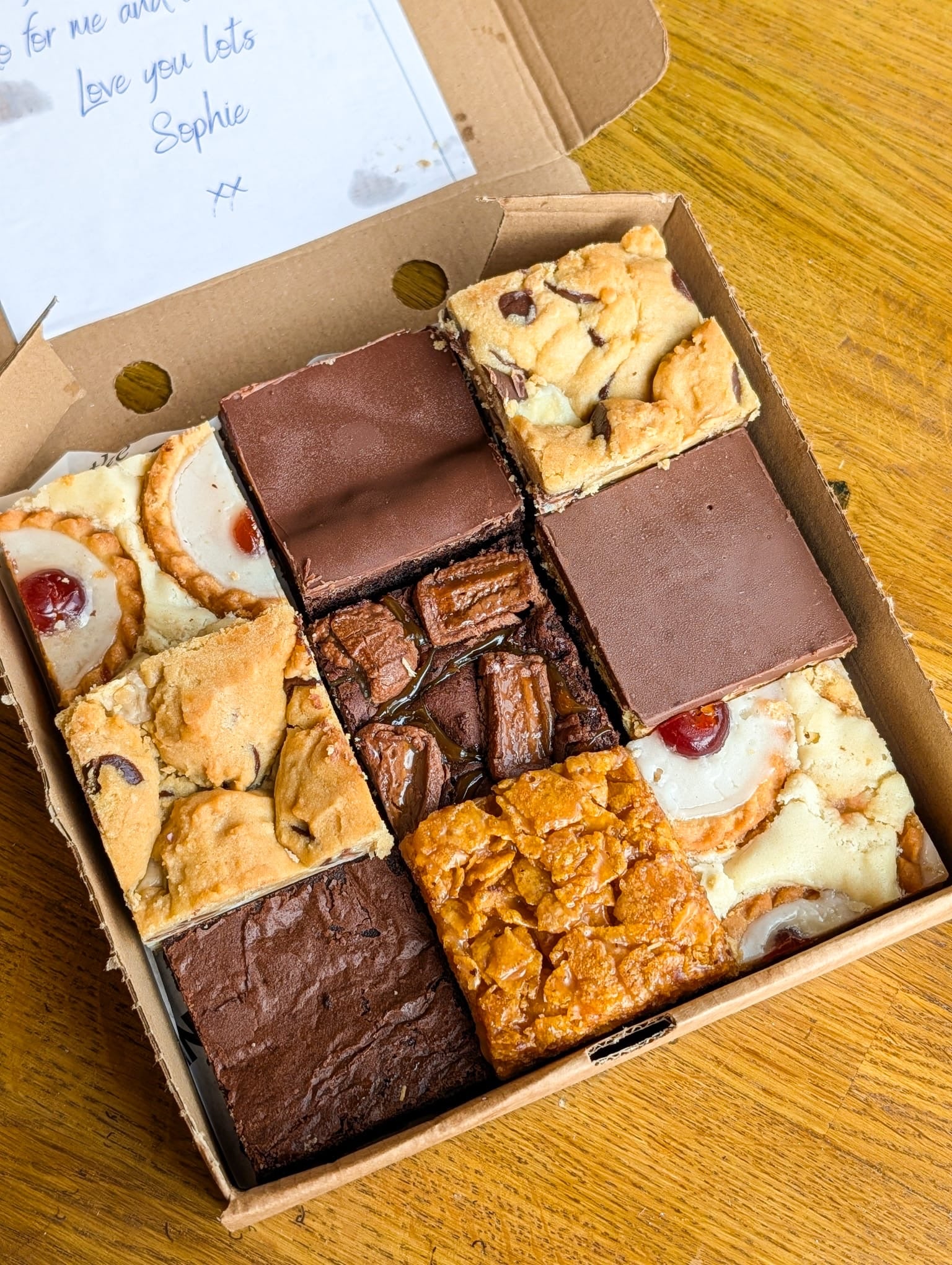 Father's Day Brownie Treat Box