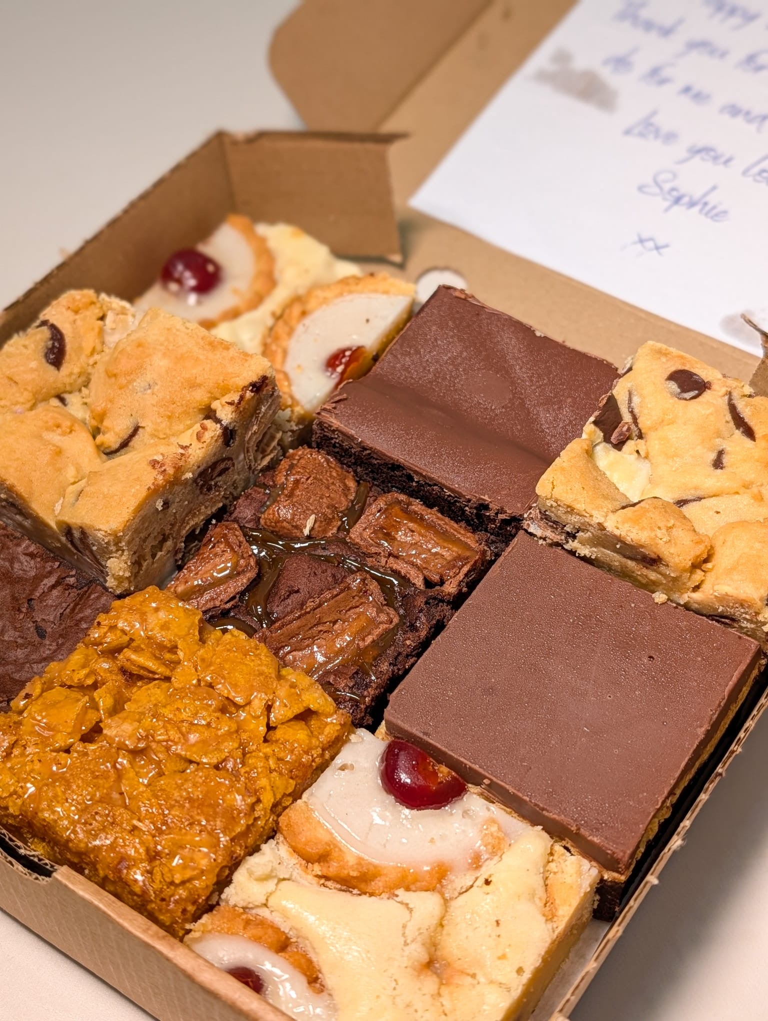 Father's Day Brownie Treat Box
