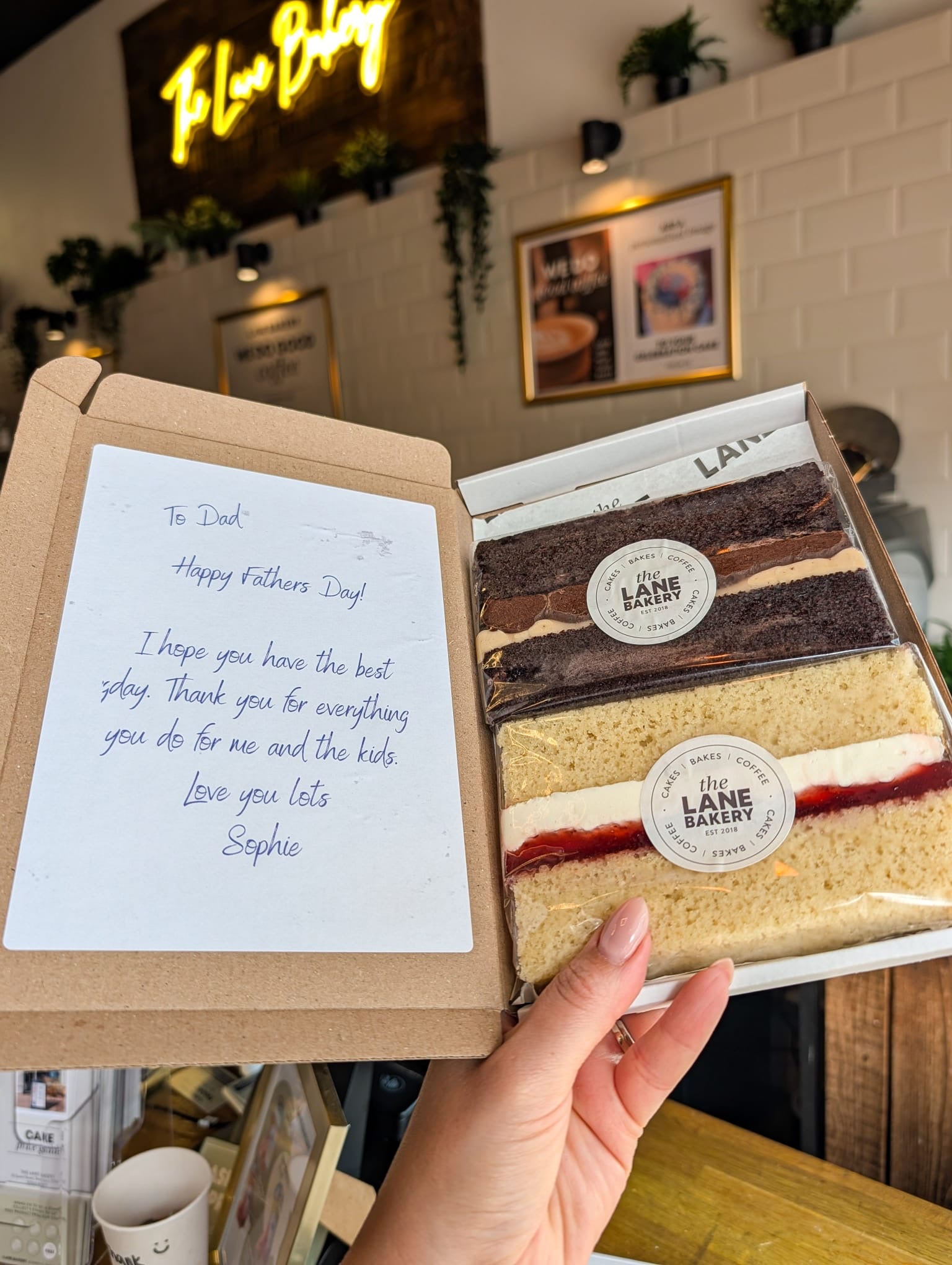 Father's Day Cake Card