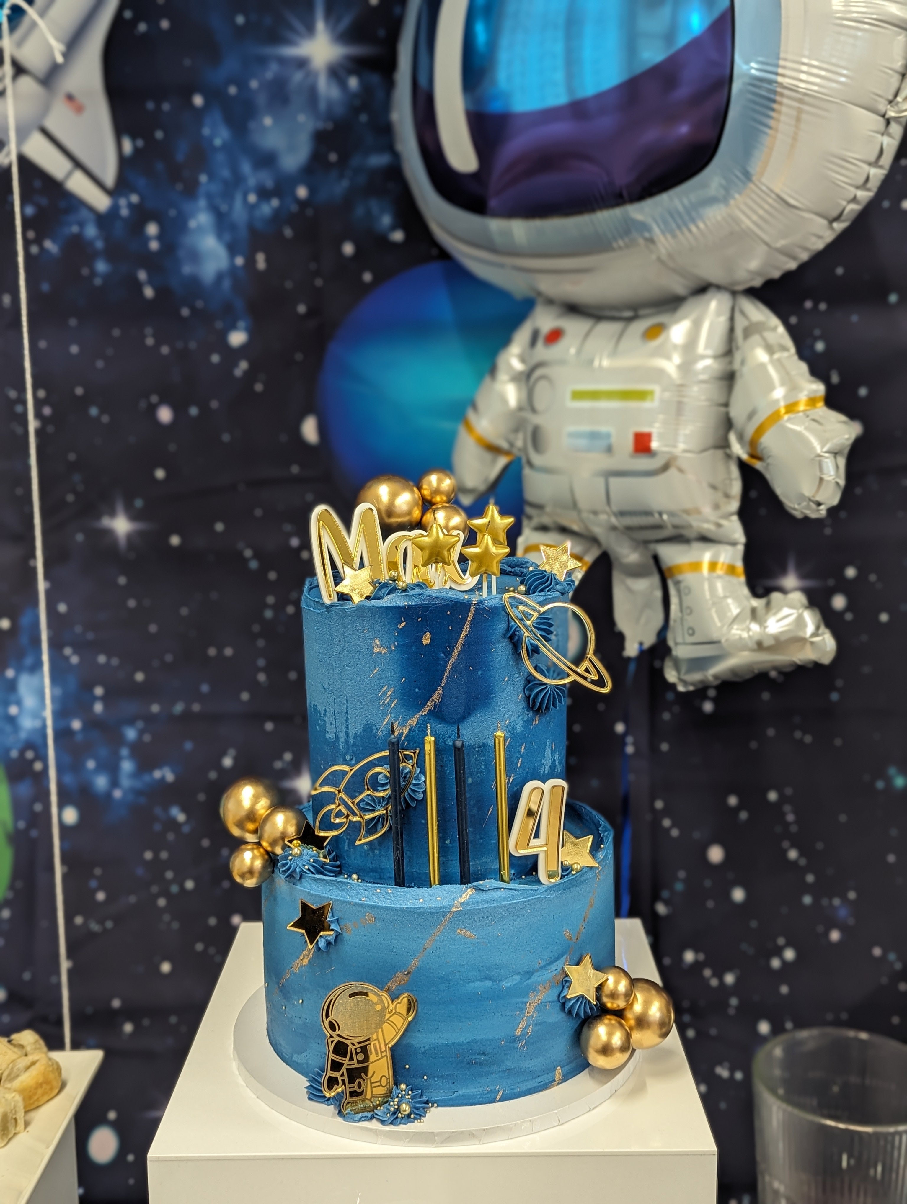 Space & Astronaut Cake
