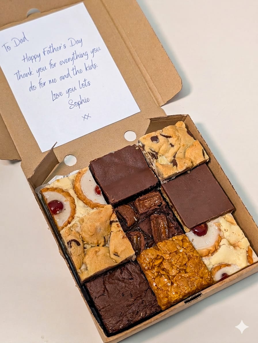 Father's Day Brownie Treat Box