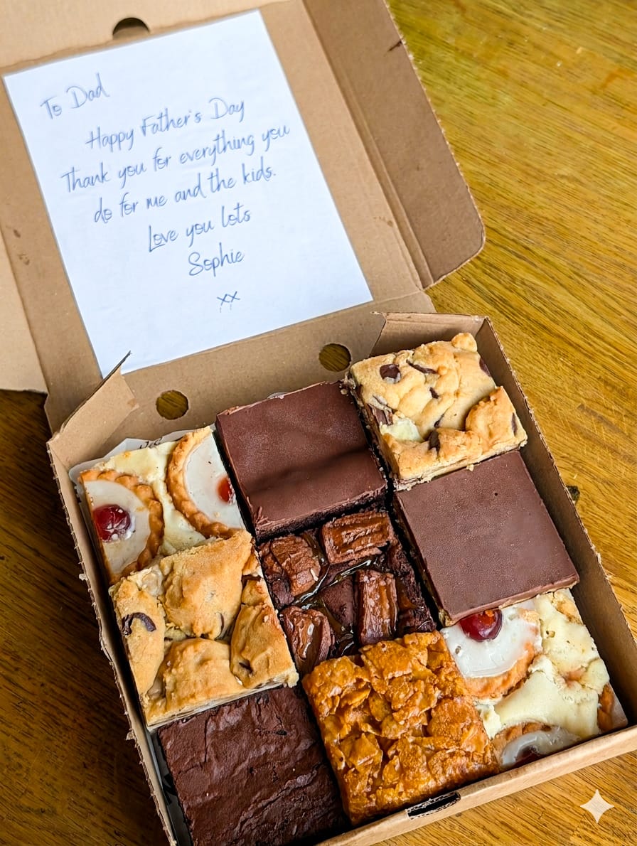 Father's Day Brownie Treat Box