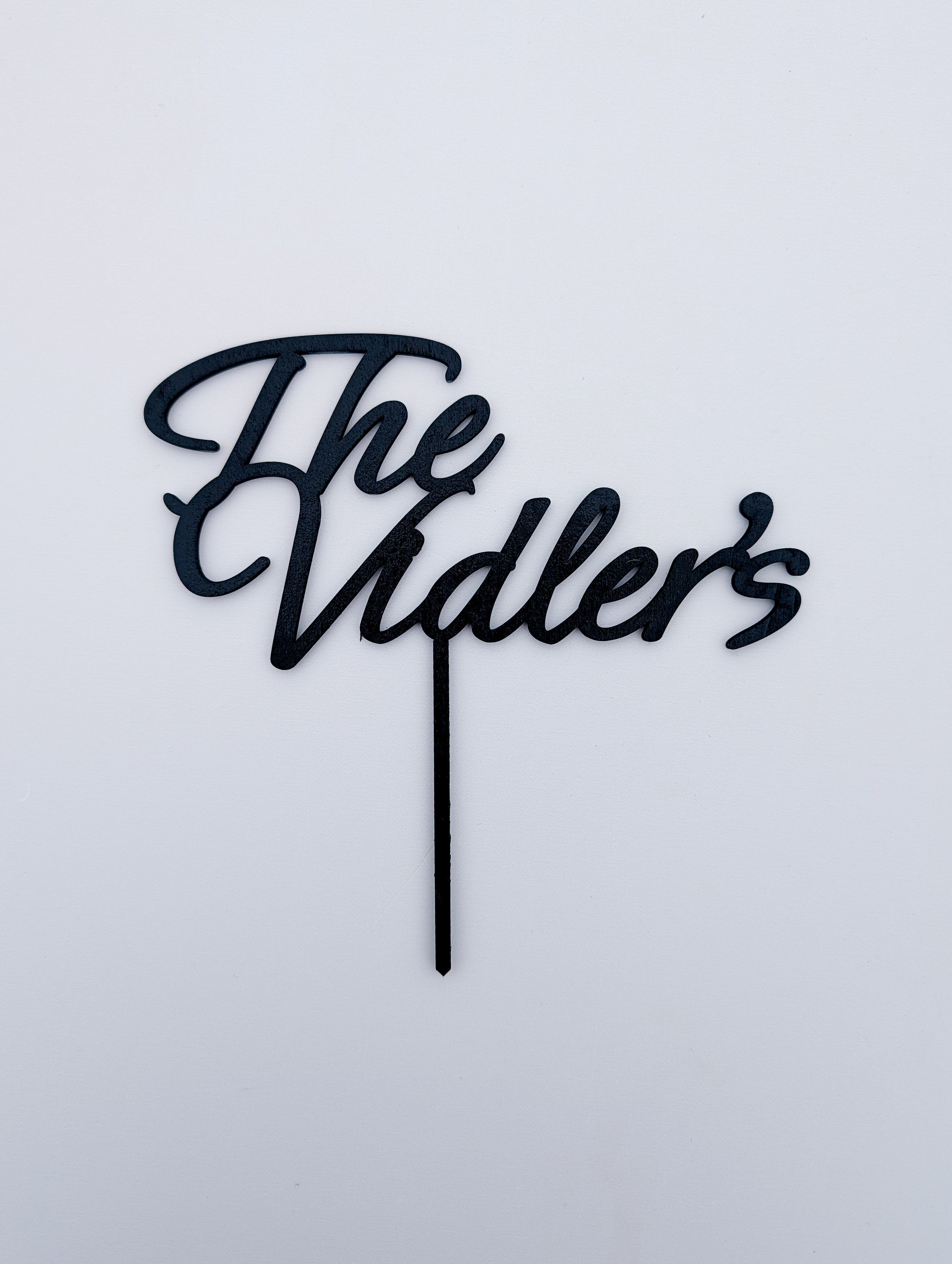 The Surname Cake Sign