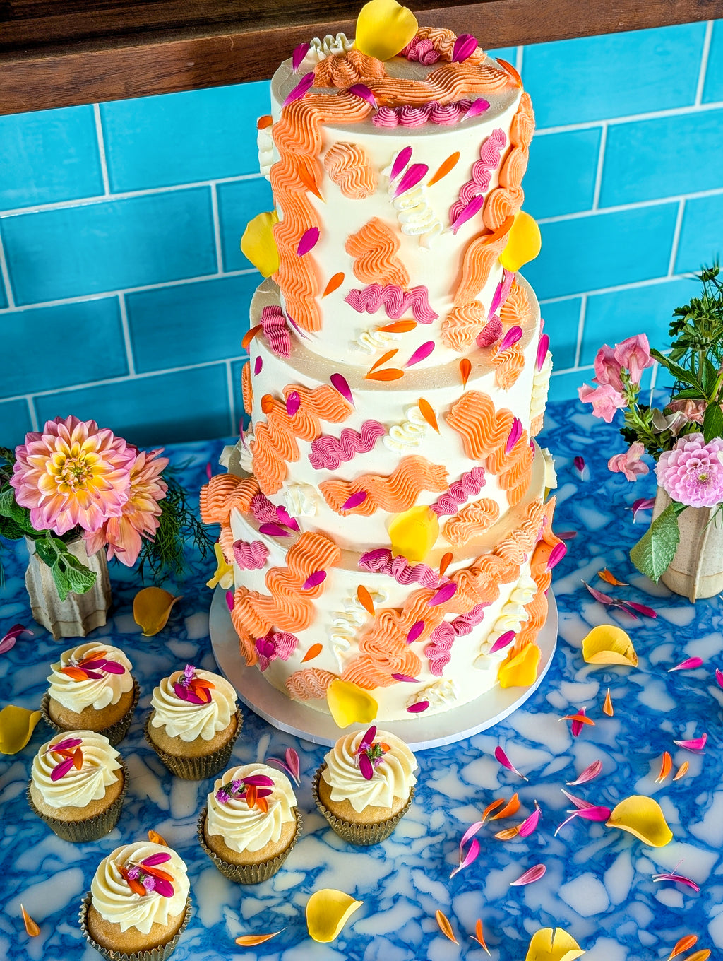 Abstract cake