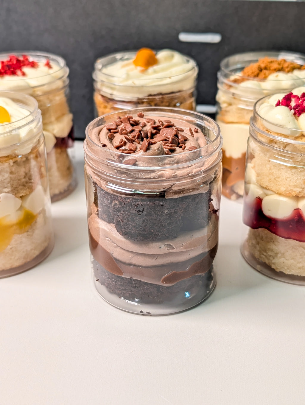 Postal Cake Jars