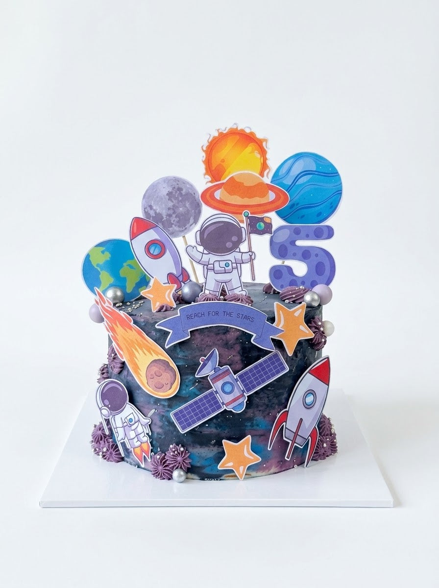 Space & Astronaut Cake